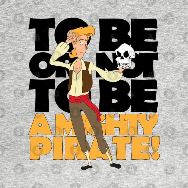 I'm Guybrush Threepwood, mighty pirate! by Aefe